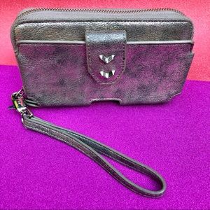 S & D Madison Tech Wallet - Brushed Metallic